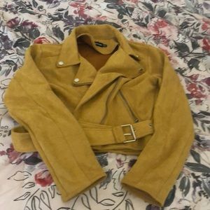 Yellow Moto jacket
